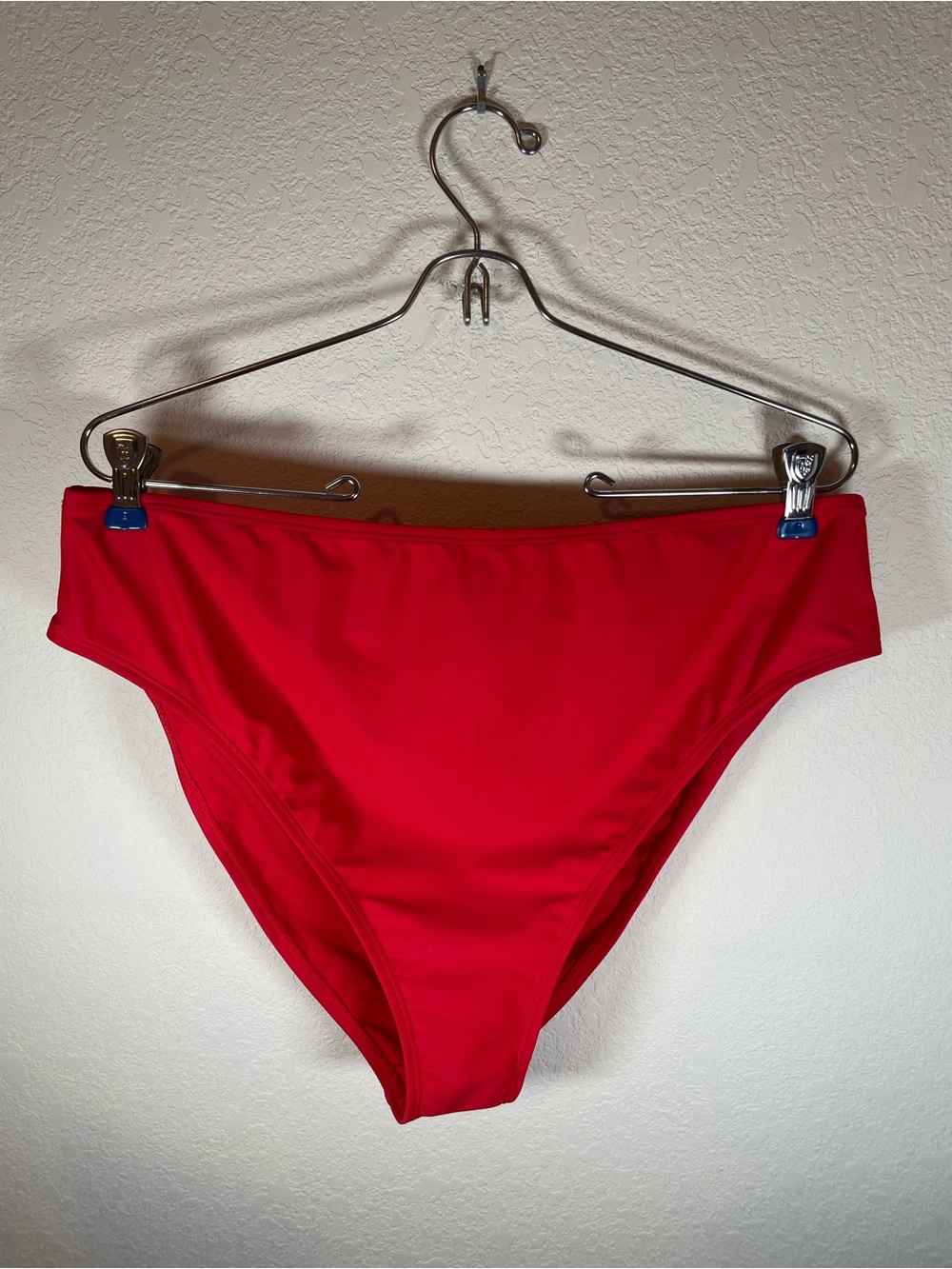 Wild Fable Red High Waist Extra High Leg Bikini Bottom Size XL - Picture 3 of 6